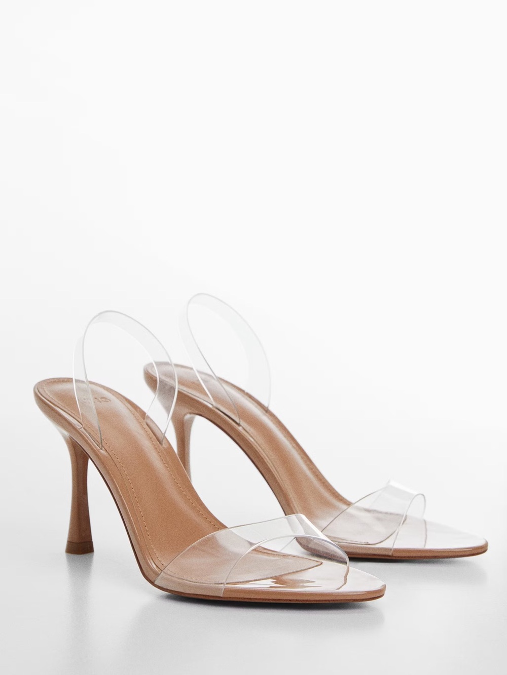 Mango Vinyl High Sandals Size 6.5/7